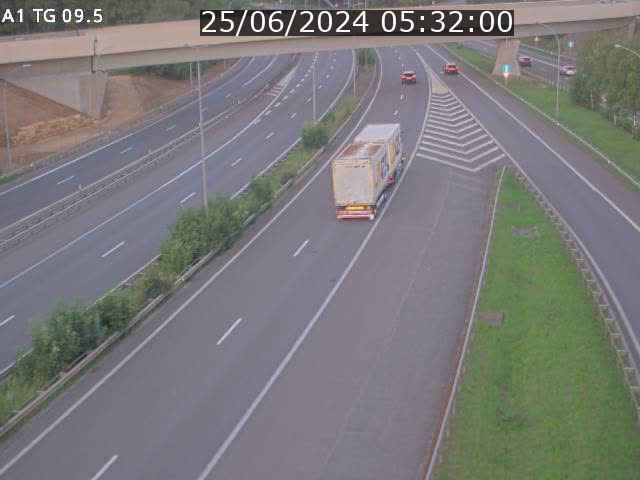 <h2>Traffic live webcam Luxembourg Jonction Grünewald - A1 direction Luxembourg-ville - BK 9.5</h2>