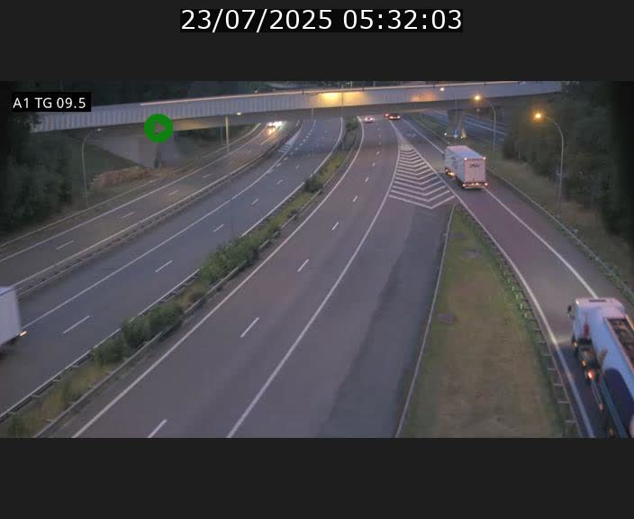 <h2>Traffic live webcam Luxembourg Jonction Grünewald - A1 direction Luxembourg-ville - BK 9.5</h2>