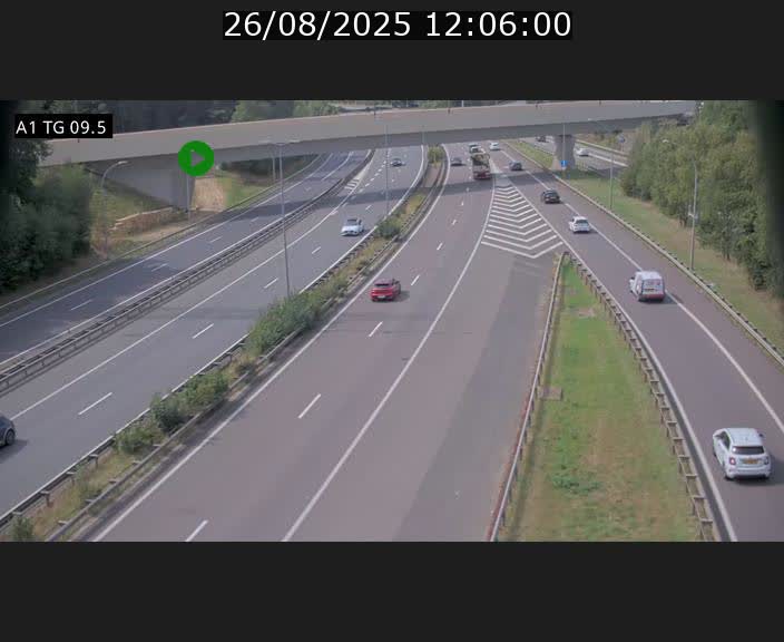 <h2>Traffic live webcam Luxembourg Jonction Grünewald - A1 direction Luxembourg-ville - BK 9.5</h2>
