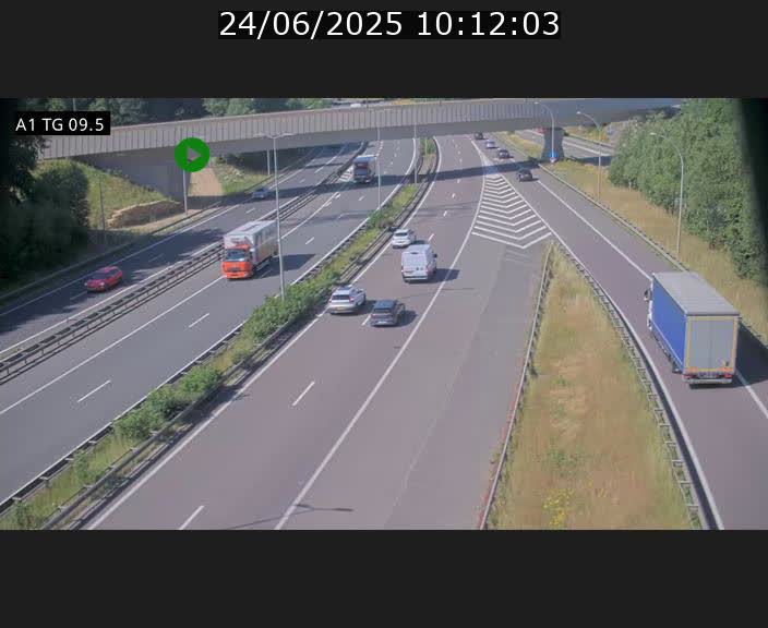 <h2>Traffic live webcam Luxembourg Jonction Grünewald - A1 direction Luxembourg-ville - BK 9.5</h2>