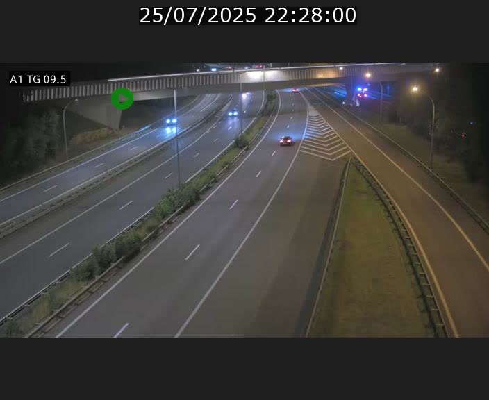 <h2>Traffic live webcam Luxembourg Jonction Grünewald - A1 direction Luxembourg-ville - BK 9.5</h2>