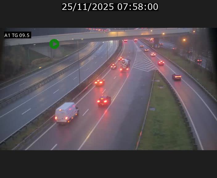 <h2>Traffic live webcam Luxembourg Jonction Grünewald - A1 direction Luxembourg-ville - BK 9.5</h2>