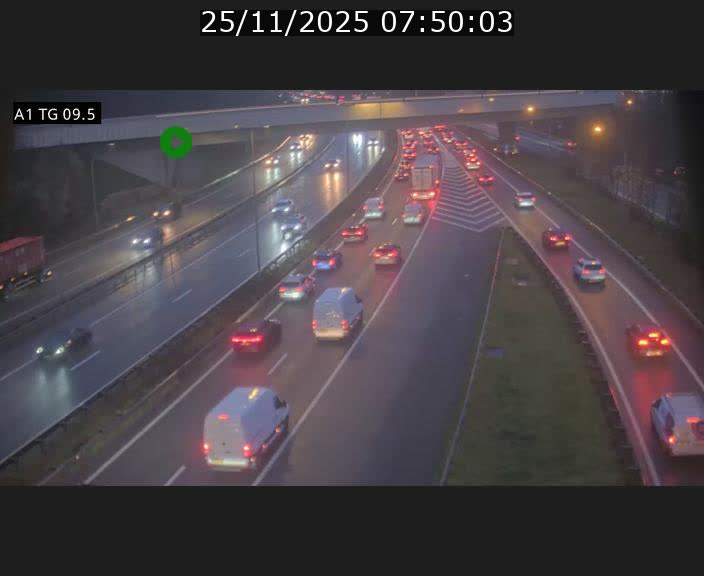 <h2>Traffic live webcam Luxembourg Jonction Grünewald - A1 direction Luxembourg-ville - BK 9.5</h2>
