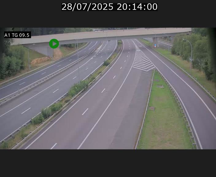 <h2>Traffic live webcam Luxembourg Jonction Grünewald - A1 direction Luxembourg-ville - BK 9.5</h2>
