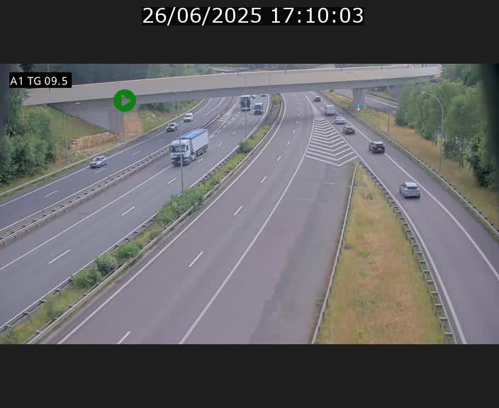 <h2>Traffic live webcam Luxembourg Jonction Grünewald - A1 direction Luxembourg-ville - BK 9.5</h2>
