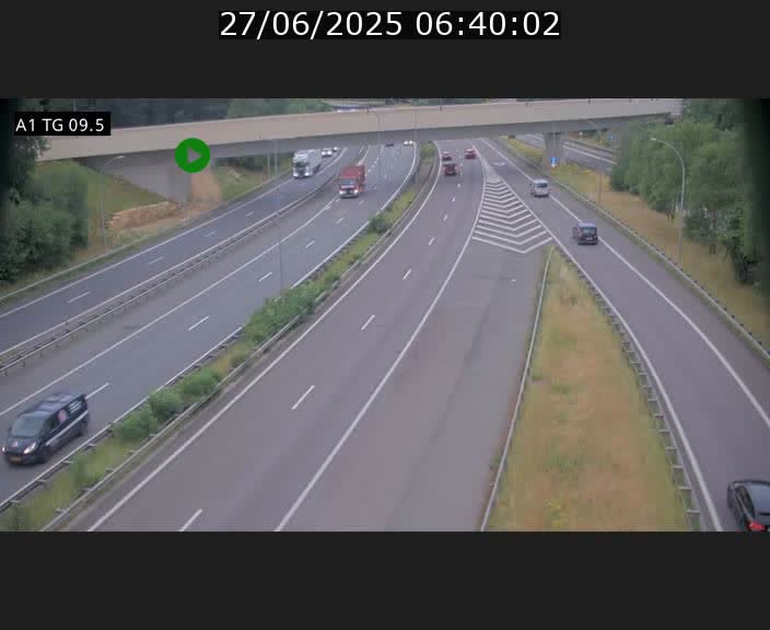 <h2>Traffic live webcam Luxembourg Jonction Grünewald - A1 direction Luxembourg-ville - BK 9.5</h2>