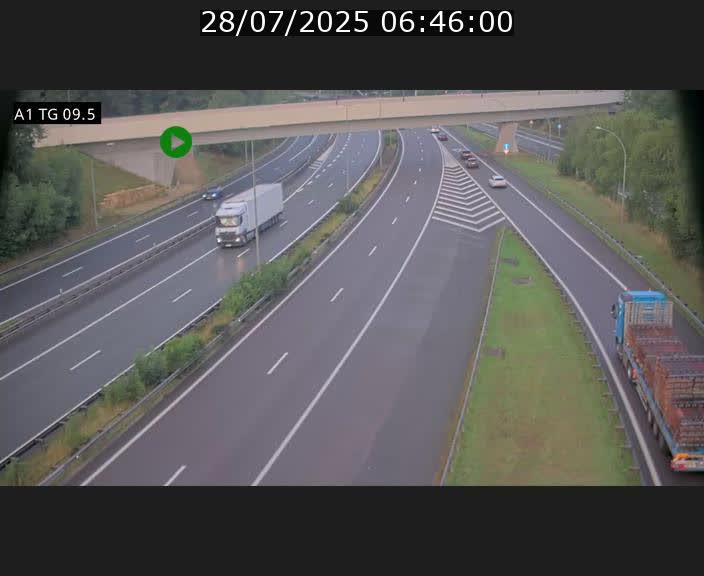 <h2>Traffic live webcam Luxembourg Jonction Grünewald - A1 direction Luxembourg-ville - BK 9.5</h2>