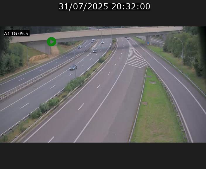 <h2>Traffic live webcam Luxembourg Jonction Grünewald - A1 direction Luxembourg-ville - BK 9.5</h2>