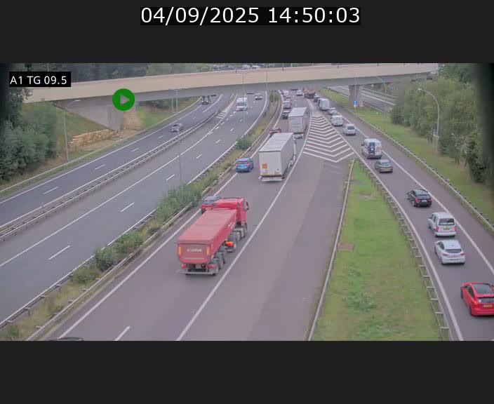 <h2>Traffic live webcam Luxembourg Jonction Grünewald - A1 direction Luxembourg-ville - BK 9.5</h2>