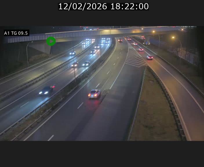 <h2>Traffic live webcam Luxembourg Jonction Grünewald - A1 direction Luxembourg-ville - BK 9.5</h2>