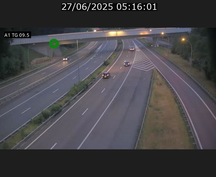 <h2>Traffic live webcam Luxembourg Jonction Grünewald - A1 direction Luxembourg-ville - BK 9.5</h2>