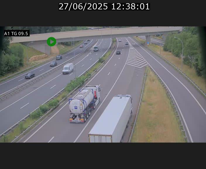 <h2>Traffic live webcam Luxembourg Jonction Grünewald - A1 direction Luxembourg-ville - BK 9.5</h2>