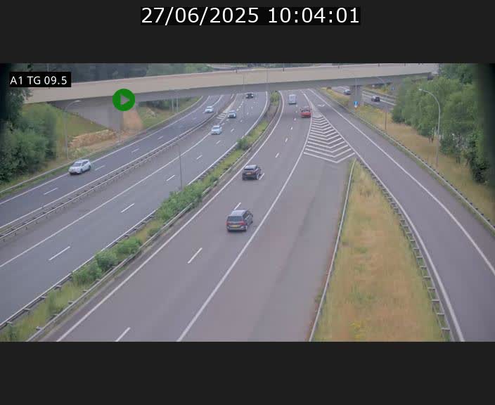 <h2>Traffic live webcam Luxembourg Jonction Grünewald - A1 direction Luxembourg-ville - BK 9.5</h2>