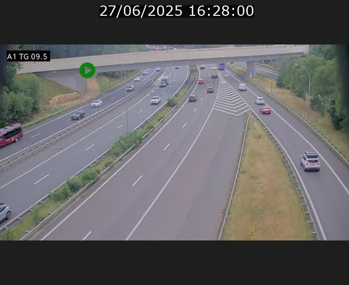 <h2>Traffic live webcam Luxembourg Jonction Grünewald - A1 direction Luxembourg-ville - BK 9.5</h2>