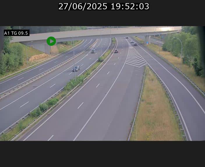 <h2>Traffic live webcam Luxembourg Jonction Grünewald - A1 direction Luxembourg-ville - BK 9.5</h2>