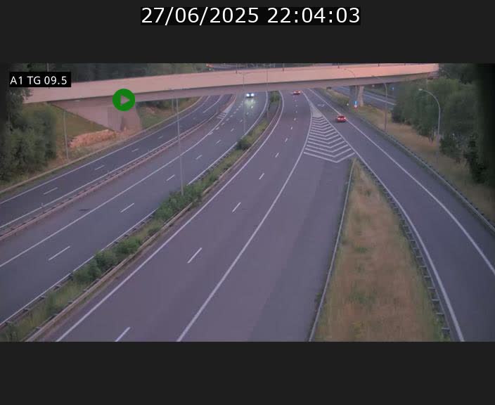 <h2>Traffic live webcam Luxembourg Jonction Grünewald - A1 direction Luxembourg-ville - BK 9.5</h2>