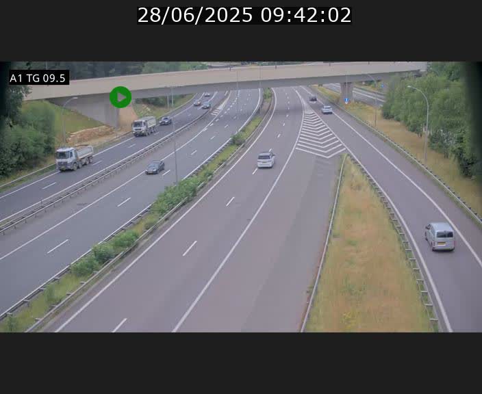 <h2>Traffic live webcam Luxembourg Jonction Grünewald - A1 direction Luxembourg-ville - BK 9.5</h2>