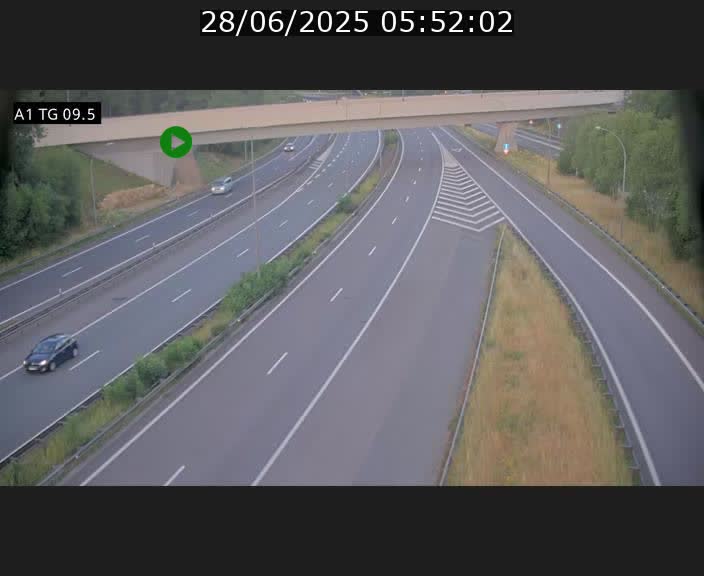 <h2>Traffic live webcam Luxembourg Jonction Grünewald - A1 direction Luxembourg-ville - BK 9.5</h2>