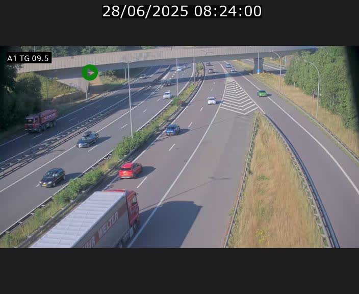 <h2>Traffic live webcam Luxembourg Jonction Grünewald - A1 direction Luxembourg-ville - BK 9.5</h2>