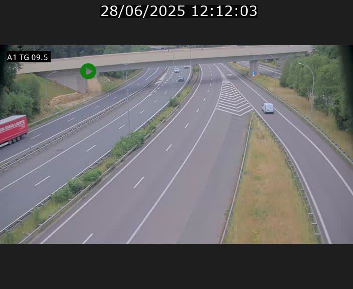 <h2>Traffic live webcam Luxembourg Jonction Grünewald - A1 direction Luxembourg-ville - BK 9.5</h2>