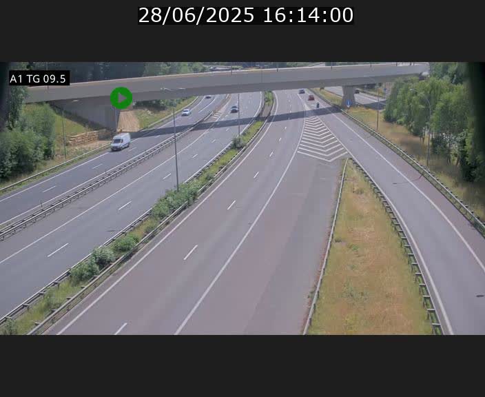 <h2>Traffic live webcam Luxembourg Jonction Grünewald - A1 direction Luxembourg-ville - BK 9.5</h2>