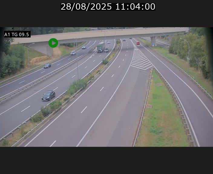<h2>Traffic live webcam Luxembourg Jonction Grünewald - A1 direction Luxembourg-ville - BK 9.5</h2>