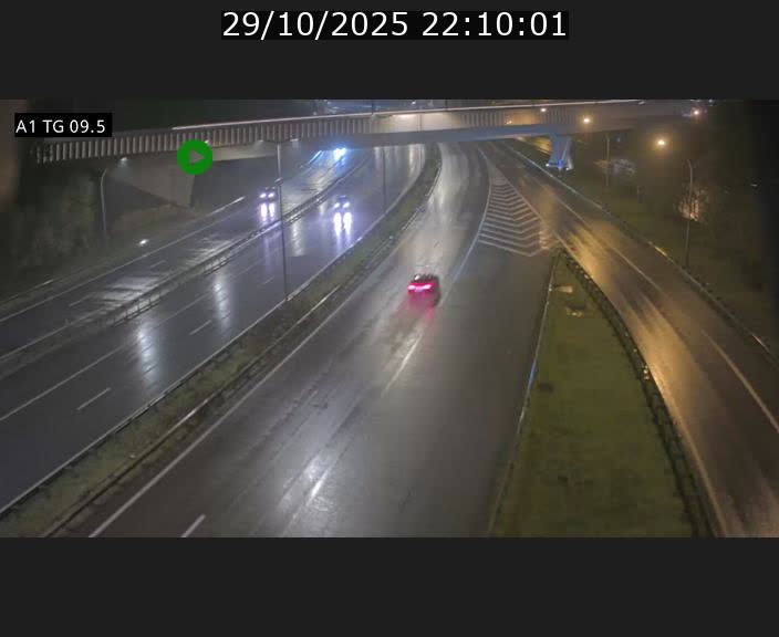 Traffic live webcam Luxembourg Jonction Grünewald - A1 direction Luxembourg-ville - BK 9.5