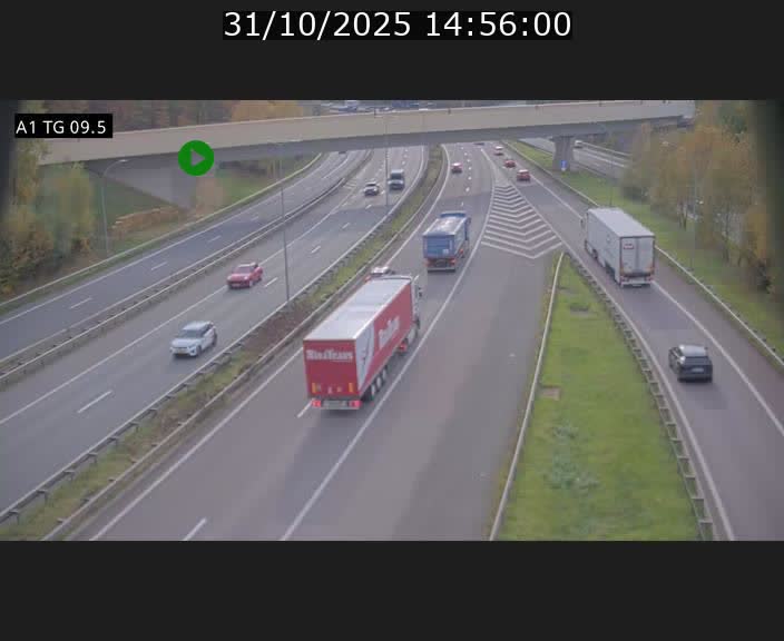 <h2>Traffic live webcam Luxembourg Jonction Grünewald - A1 direction Luxembourg-ville - BK 9.5</h2>