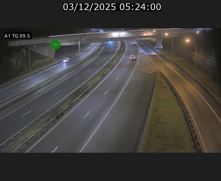 <h2>Traffic live webcam Luxembourg Jonction Grünewald - A1 direction Luxembourg-ville - BK 9.5</h2>
