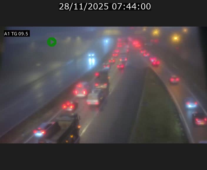 <h2>Traffic live webcam Luxembourg Jonction Grünewald - A1 direction Luxembourg-ville - BK 9.5</h2>
