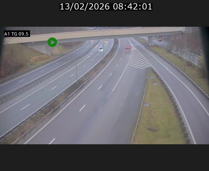<h2>Traffic live webcam Luxembourg Jonction Grünewald - A1 direction Luxembourg-ville - BK 9.5</h2>