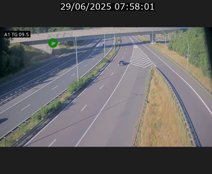 <h2>Traffic live webcam Luxembourg Jonction Grünewald - A1 direction Luxembourg-ville - BK 9.5</h2>