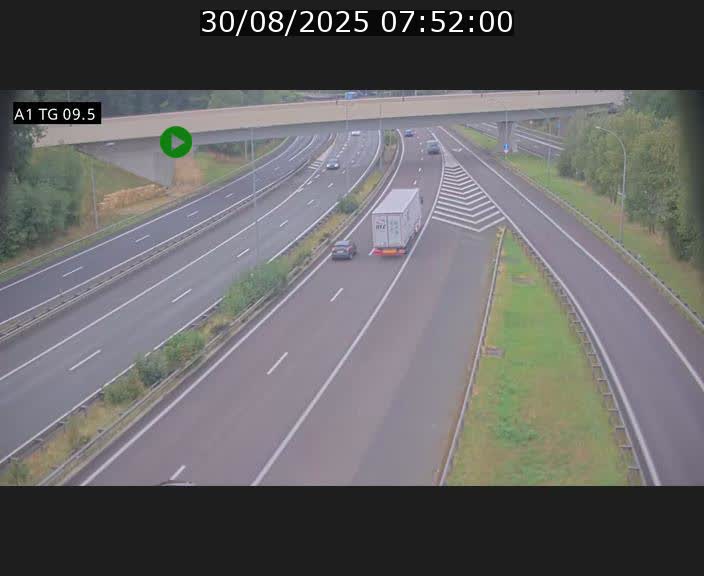 <h2>Traffic live webcam Luxembourg Jonction Grünewald - A1 direction Luxembourg-ville - BK 9.5</h2>