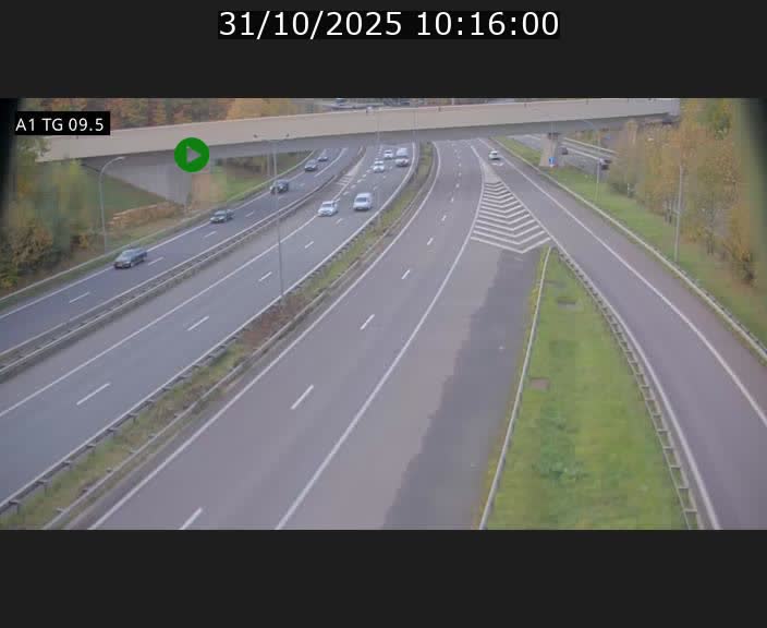 <h2>Traffic live webcam Luxembourg Jonction Grünewald - A1 direction Luxembourg-ville - BK 9.5</h2>