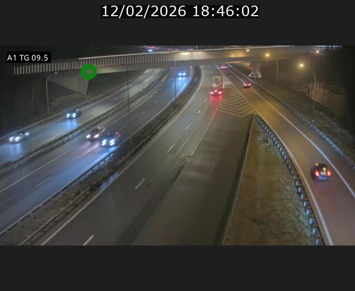<h2>Traffic live webcam Luxembourg Jonction Grünewald - A1 direction Luxembourg-ville - BK 9.5</h2>