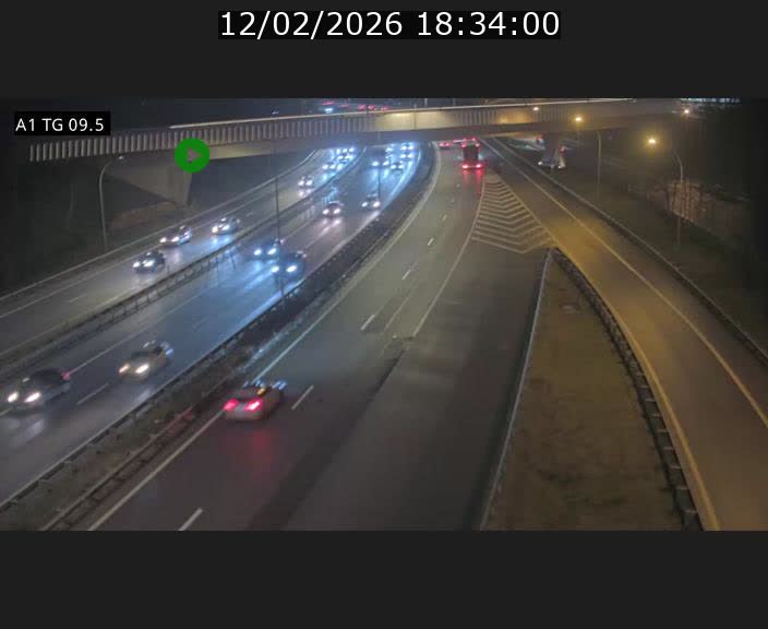 <h2>Traffic live webcam Luxembourg Jonction Grünewald - A1 direction Luxembourg-ville - BK 9.5</h2>