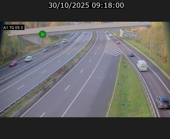 <h2>Traffic live webcam Luxembourg Jonction Grünewald - A1 direction Luxembourg-ville - BK 9.5</h2>
