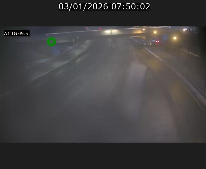 Traffic live webcam Luxembourg Jonction Grünewald - A1 direction Luxembourg-ville - BK 9.5