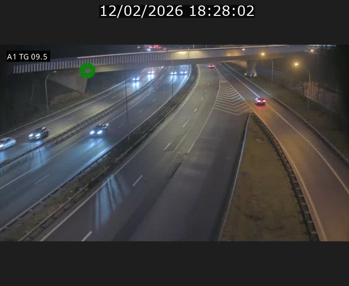 <h2>Traffic live webcam Luxembourg Jonction Grünewald - A1 direction Luxembourg-ville - BK 9.5</h2>