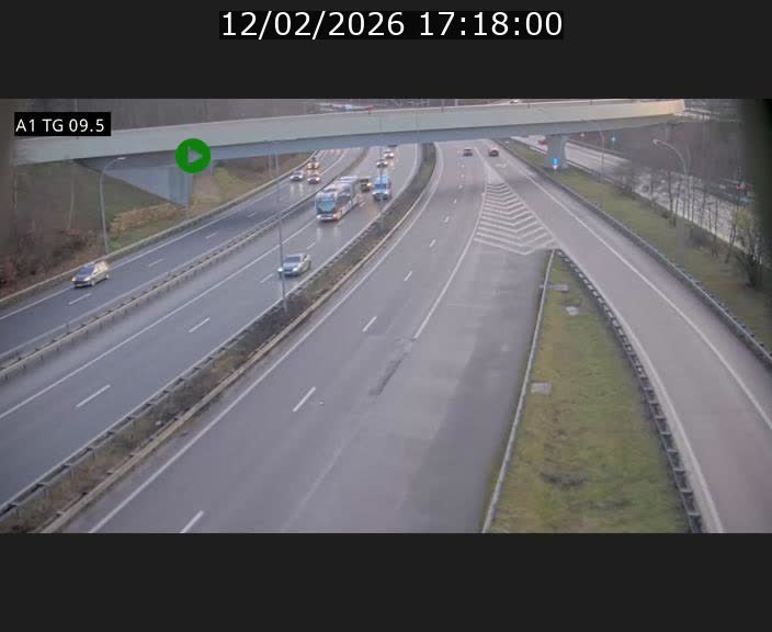 <h2>Traffic live webcam Luxembourg Jonction Grünewald - A1 direction Luxembourg-ville - BK 9.5</h2>