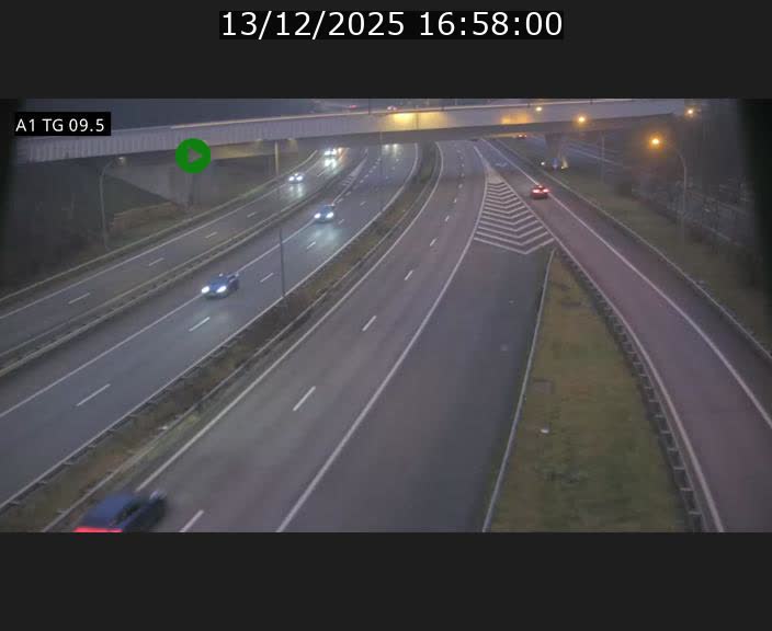 <h2>Traffic live webcam Luxembourg Jonction Grünewald - A1 direction Luxembourg-ville - BK 9.5</h2>
