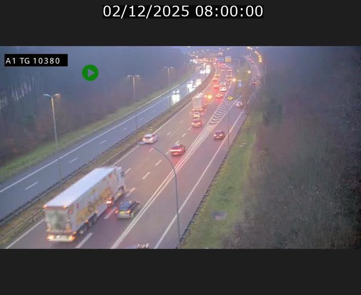 <h2>Traffic live webcam Luxembourg Senningerberg - A1 direction Luxembourg Kirchberg - BK 10.3</h2>