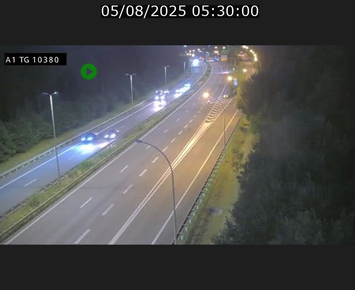 Traffic live webcam Luxembourg Senningerberg - A1 direction Luxembourg Kirchberg - BK 10.3