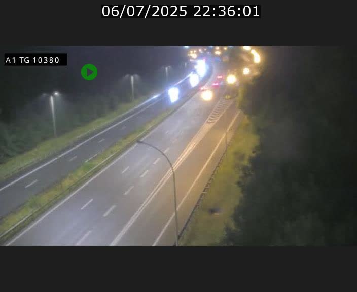 Traffic live webcam Luxembourg Senningerberg - A1 direction Luxembourg Kirchberg - BK 10.3