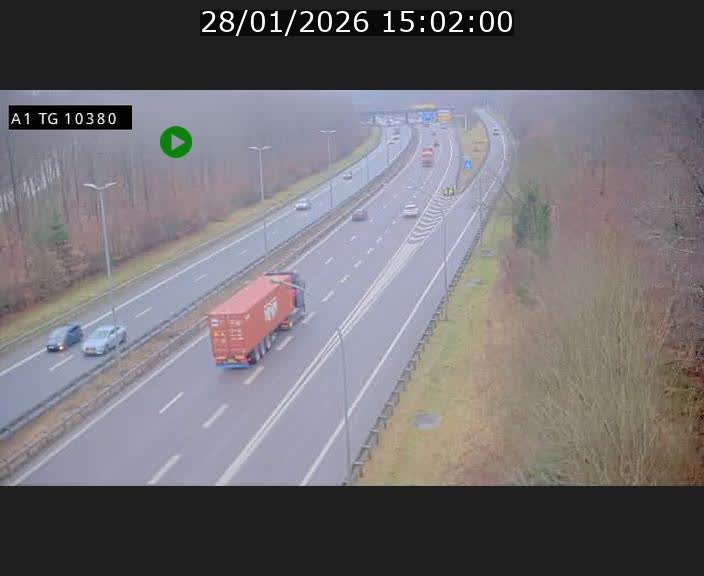 <h2>Traffic live webcam Luxembourg Senningerberg - A1 direction Luxembourg Kirchberg - BK 10.3</h2>
