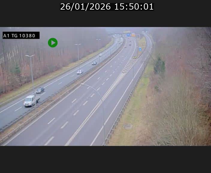 <h2>Traffic live webcam Luxembourg Senningerberg - A1 direction Luxembourg Kirchberg - BK 10.3</h2>