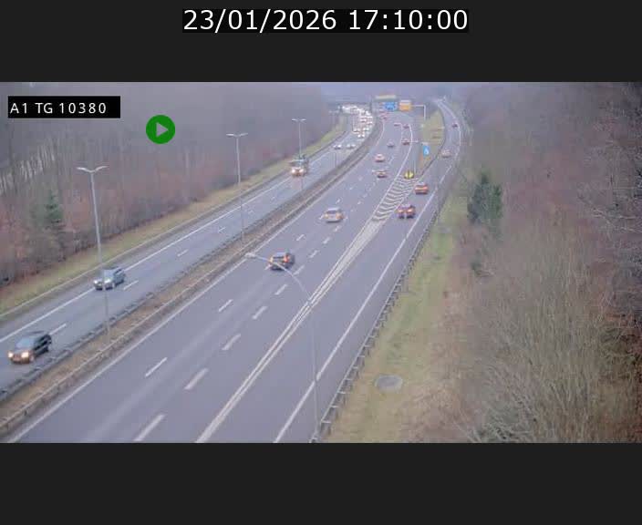 <h2>Traffic live webcam Luxembourg Senningerberg - A1 direction Luxembourg Kirchberg - BK 10.3</h2>