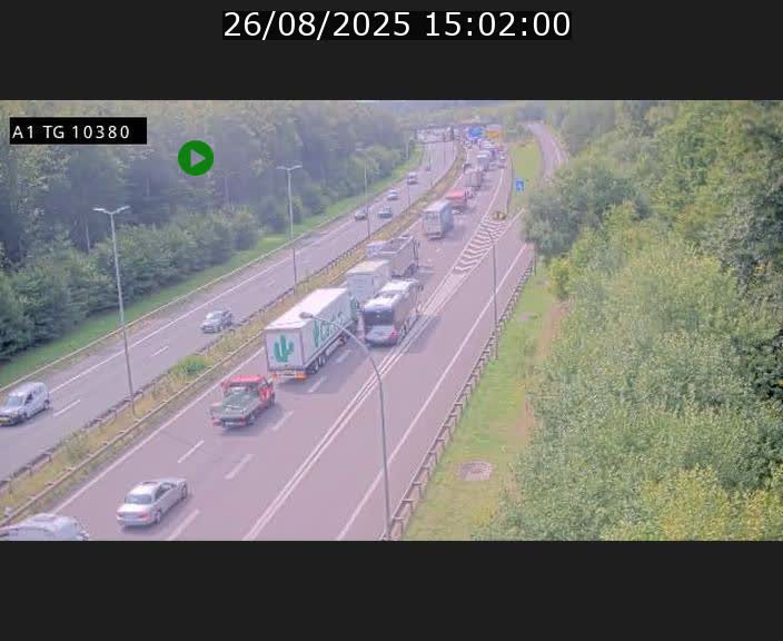 <h2>Traffic live webcam Luxembourg Senningerberg - A1 direction Luxembourg Kirchberg - BK 10.3</h2>