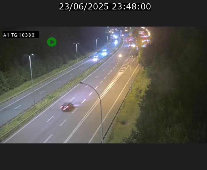 Traffic live webcam Luxembourg Senningerberg - A1 direction Luxembourg Kirchberg - BK 10.3