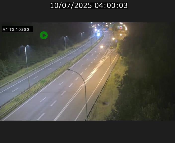 Traffic live webcam Luxembourg Senningerberg - A1 direction Luxembourg Kirchberg - BK 10.3